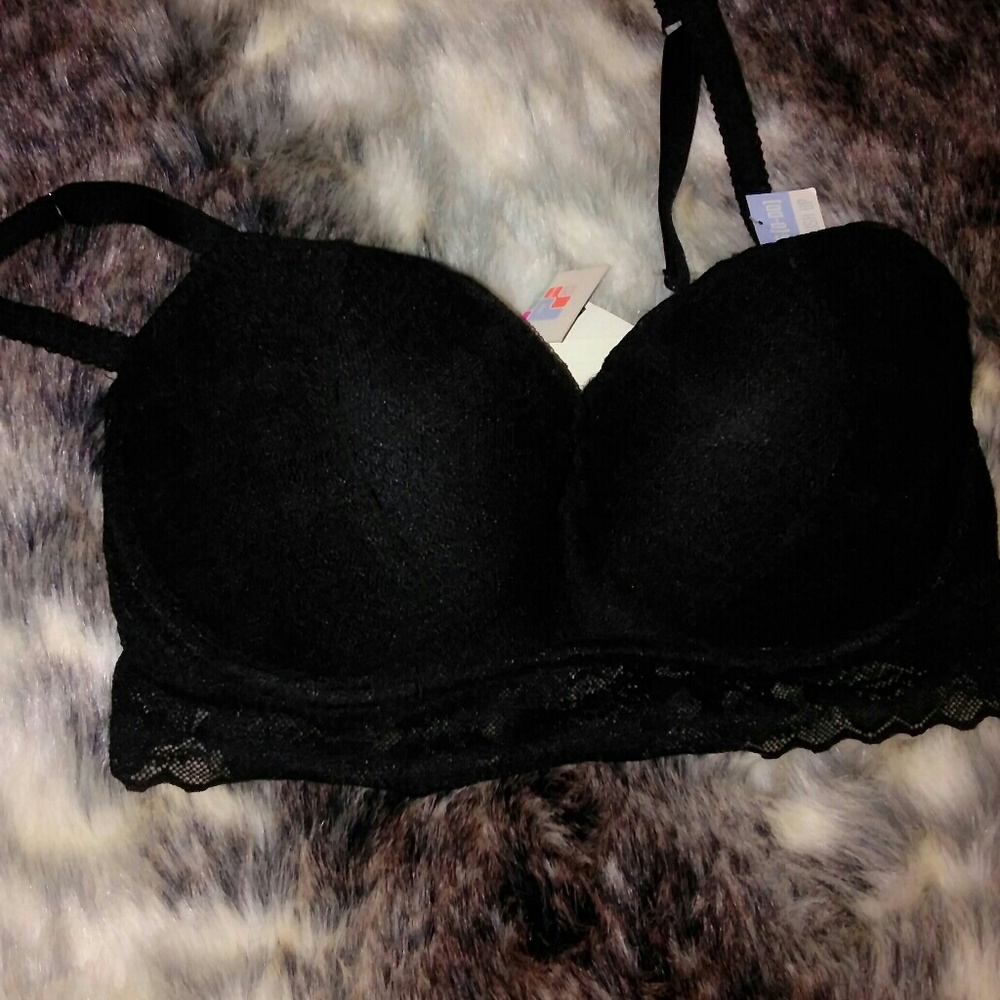 Pink Victoria's Secret push-up bra